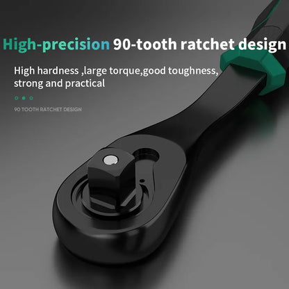 1/4" 3/8" 1/2" Ratchet 90-Tooth