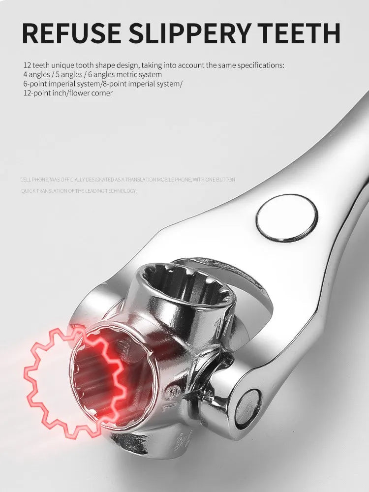 8 in 1 Socket Wrench magnetic/non-magnetic